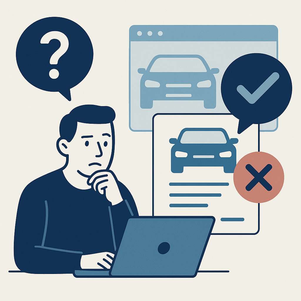 Illustration : Problèmes courants lors de la demande de carte grise en ligne et solutions