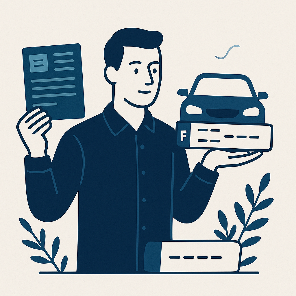 Illustration : Qu’est-ce que le certificat provisoire d’immatriculation ?