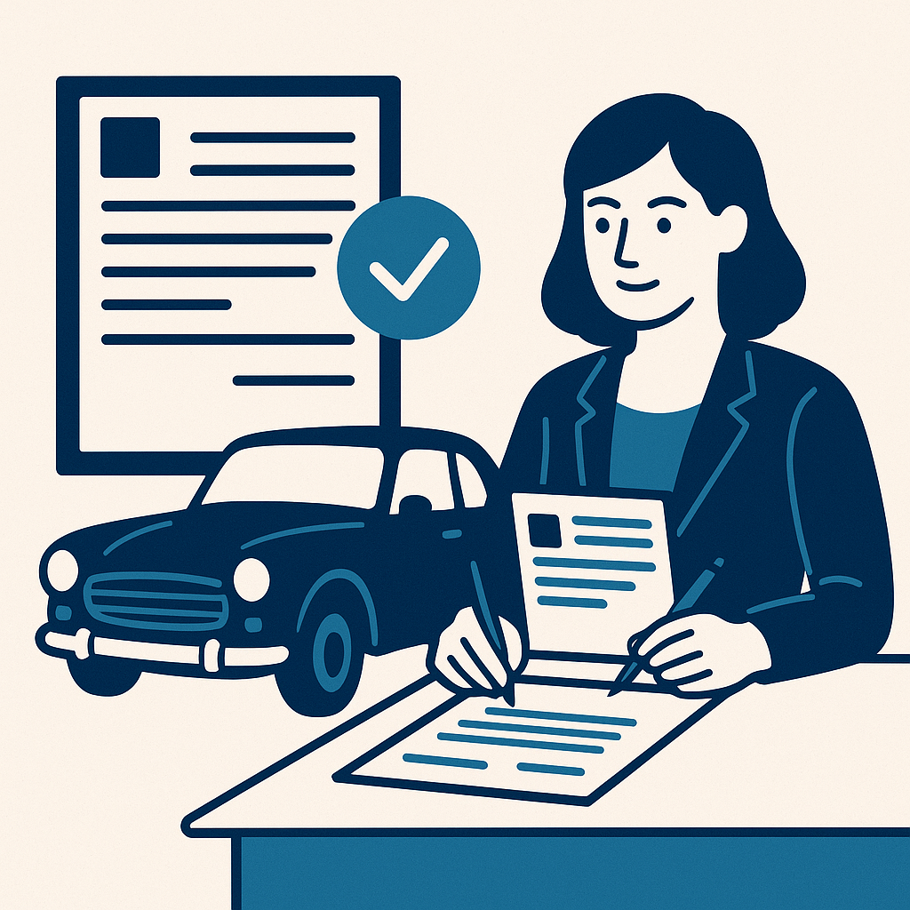 Illustration : Quelle est la procédure à suivre pour demander une carte grise de collection ?