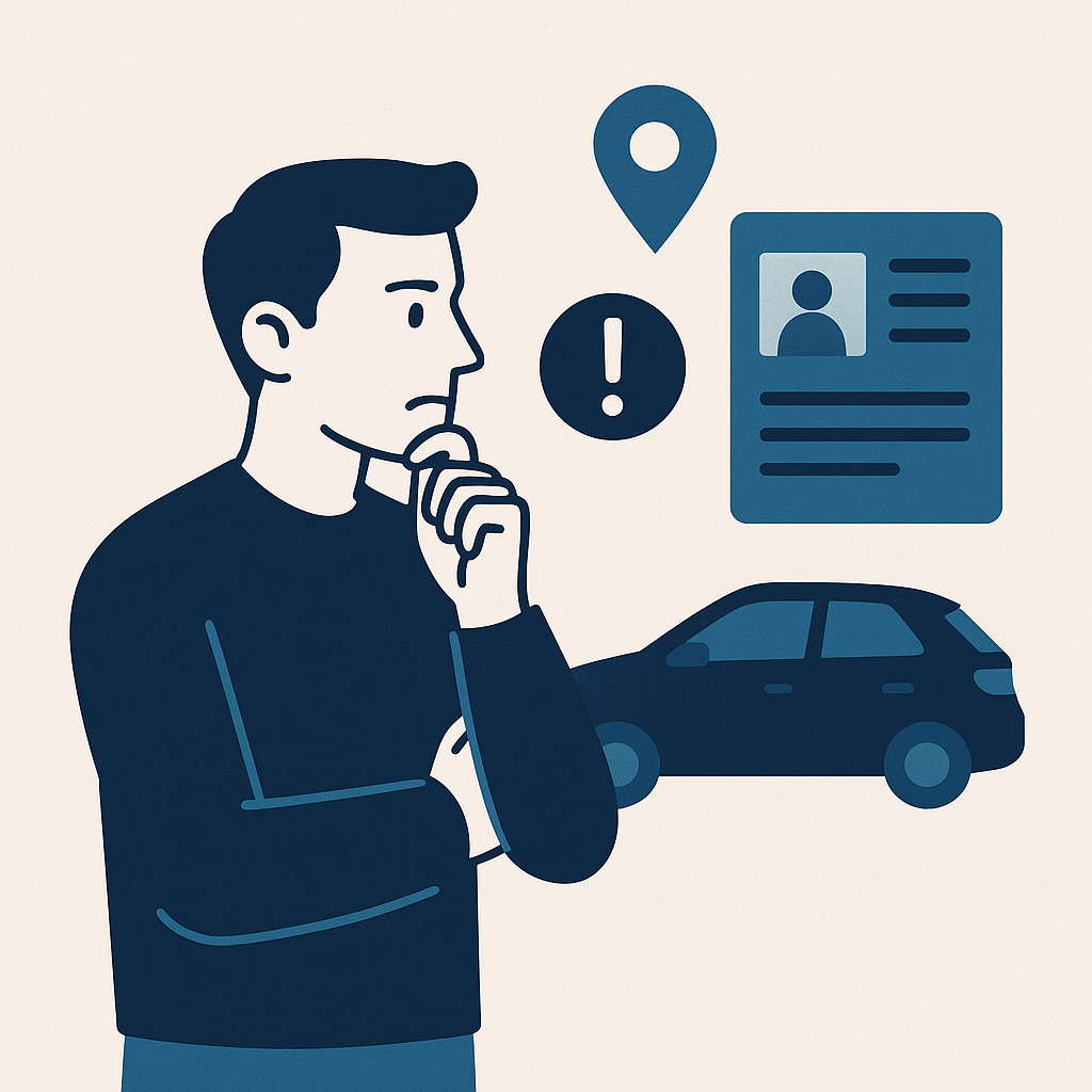 Illustration : Situations spéciales liées au changement d'adresse d'une carte grise