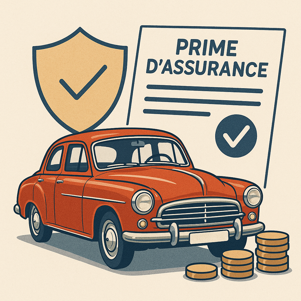 Illustration d'un véhicule de collection et l'impact sur les primes d'assurance