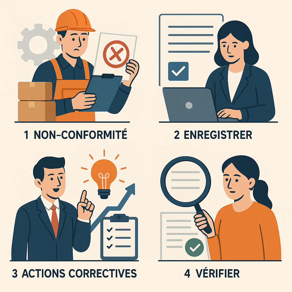 Illustration des critères de non-conformité pour un véhicule importé