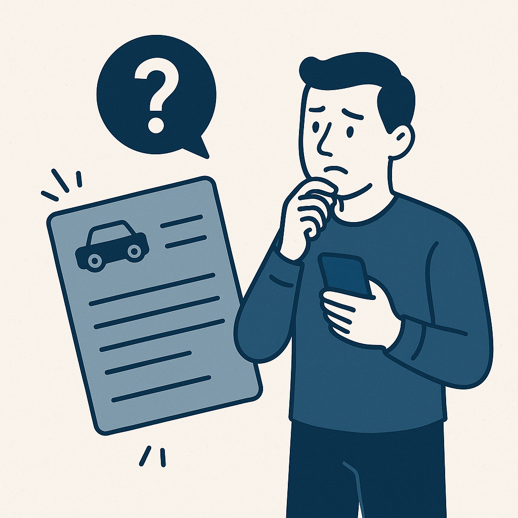 Illustration : Dois-je notifier mon assureur en cas de perte de carte grise ?