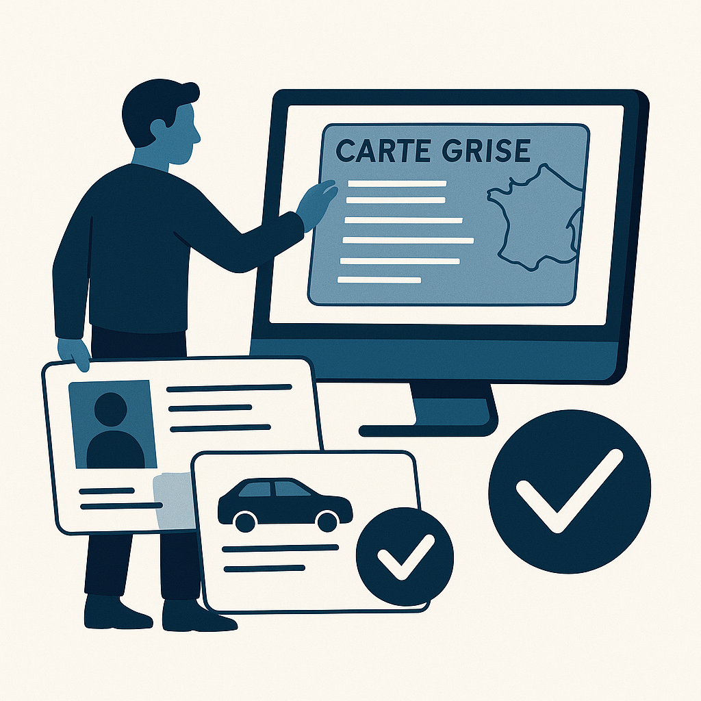 Illustration : L'importance de la mise à jour de la carte grise en ligne