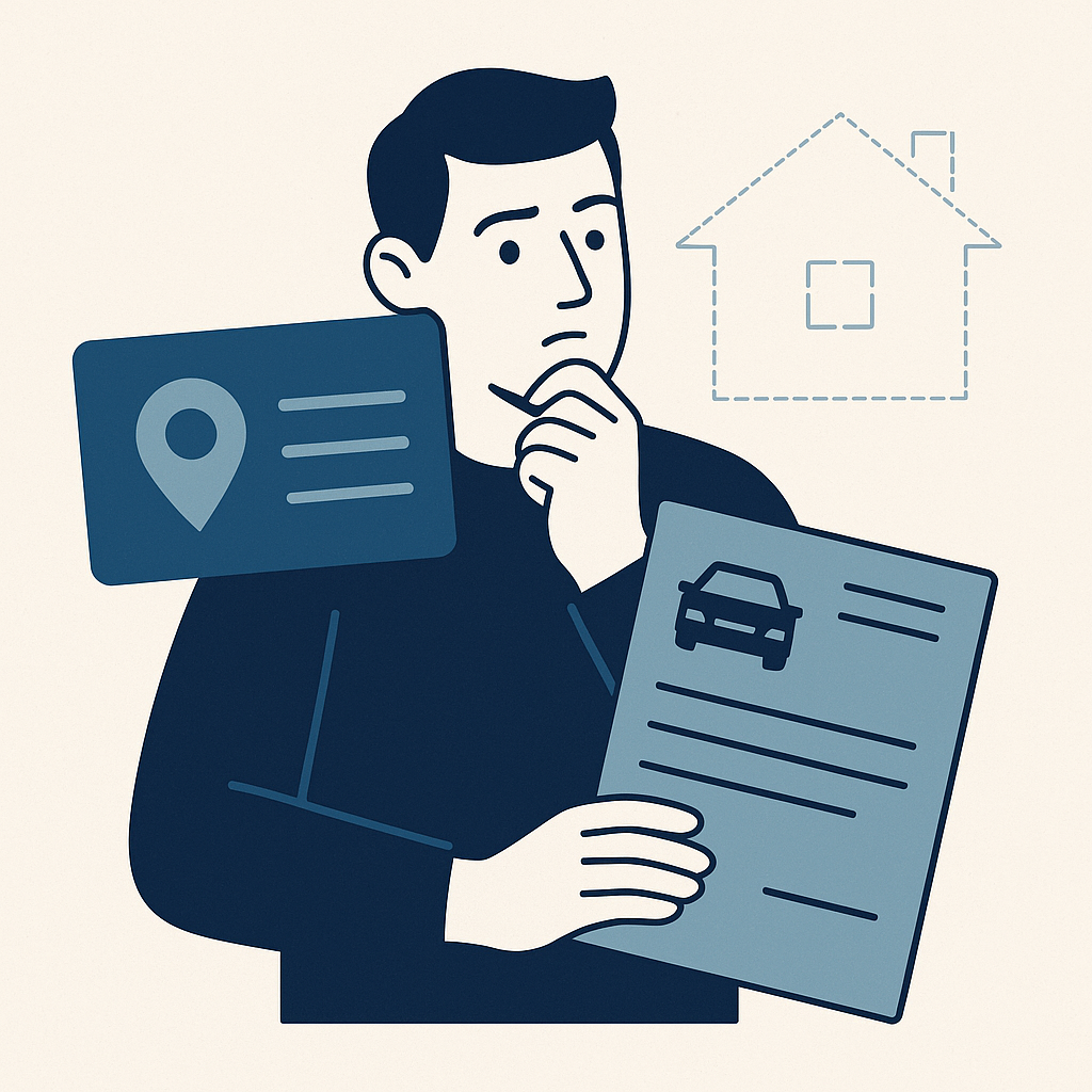 Illustration : Que se passe-t-il si je ne change pas d’adresse sur ma carte grise ?