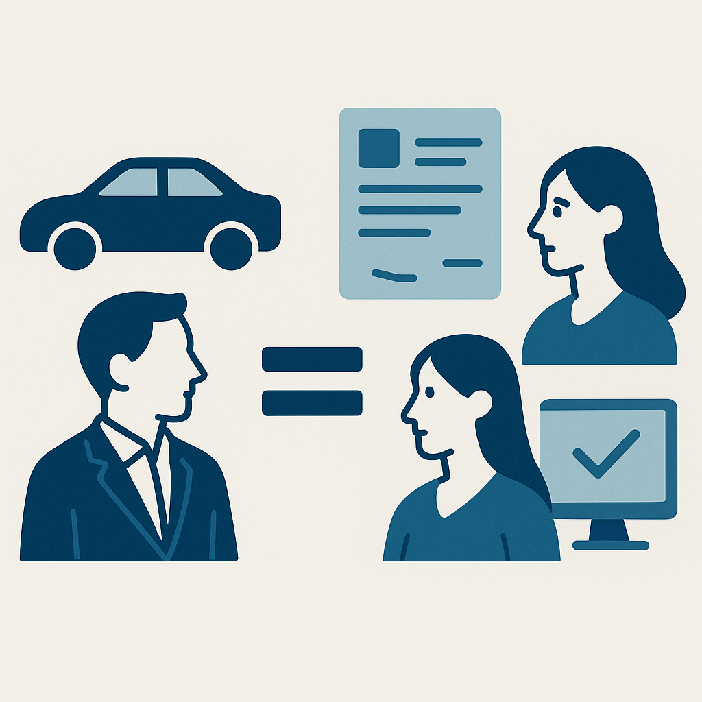 Illustration : Différences par rapport aux voitures pour la carte grise en ligne