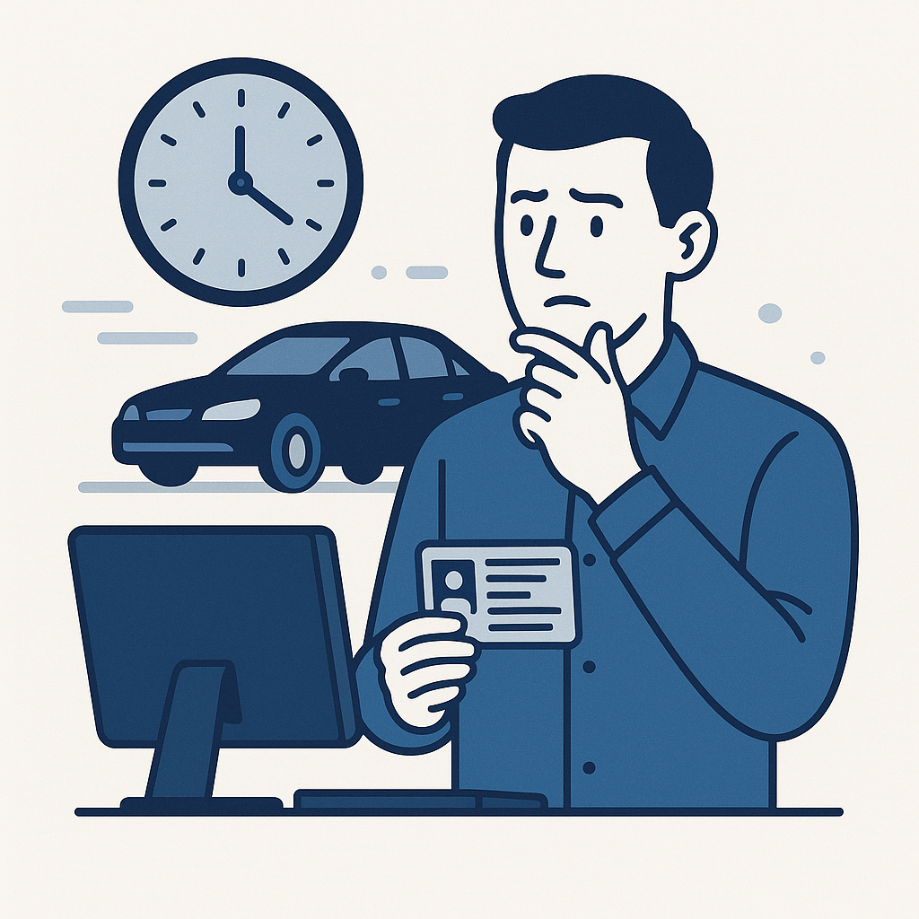 Illustration : Comment savoir si le délai d’instance de votre carte grise a été dépassé ?