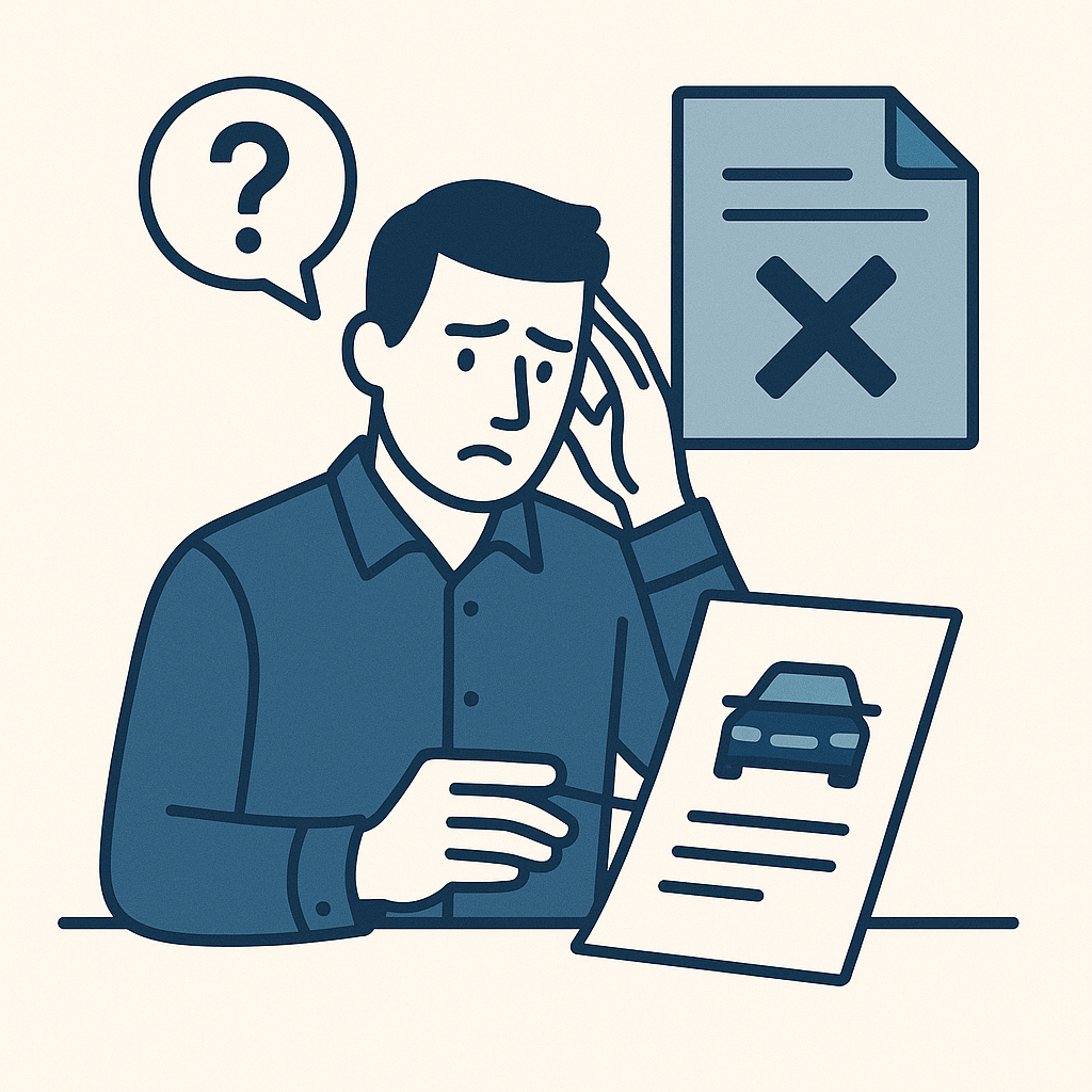 Illustration : Comment gérer un refus de délivrance du certificat de non-gage ?
