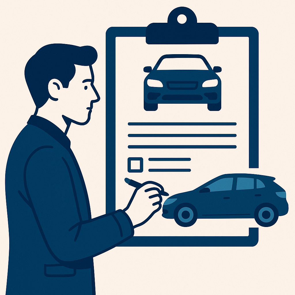 Illustration : Comment remplir correctement une fiche d’identification d’un véhicule