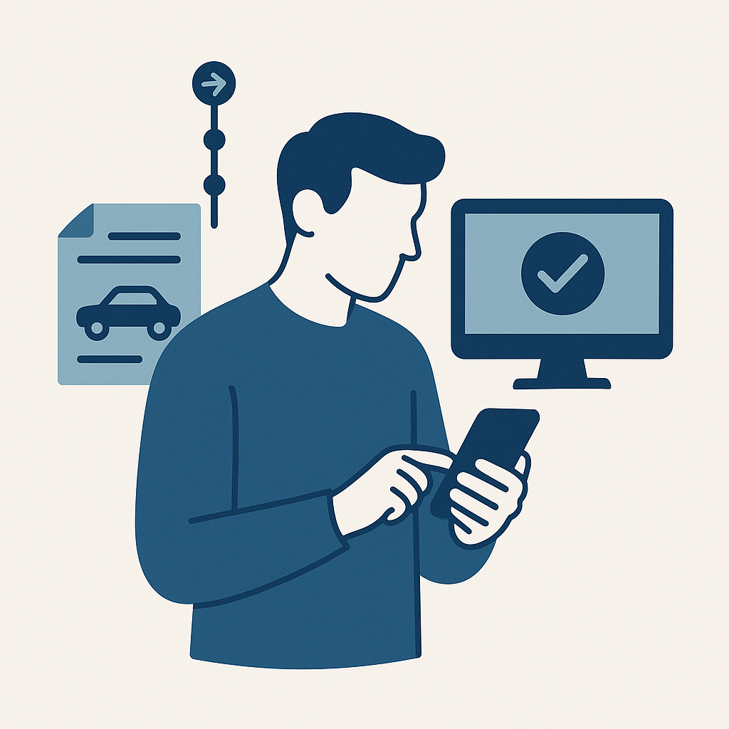 Illustration : Comment suivre la demande de duplicata de carte grise ?