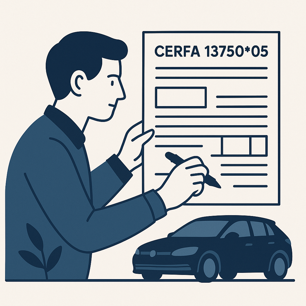 Illustration : Qu’est-ce que le formulaire Cerfa 13750*05 ?