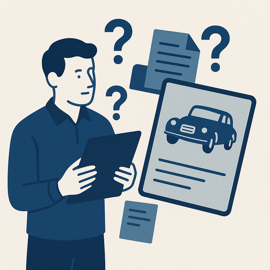 Illustration : Quels documents fournir en cas de perte de sa carte grise de collection ?