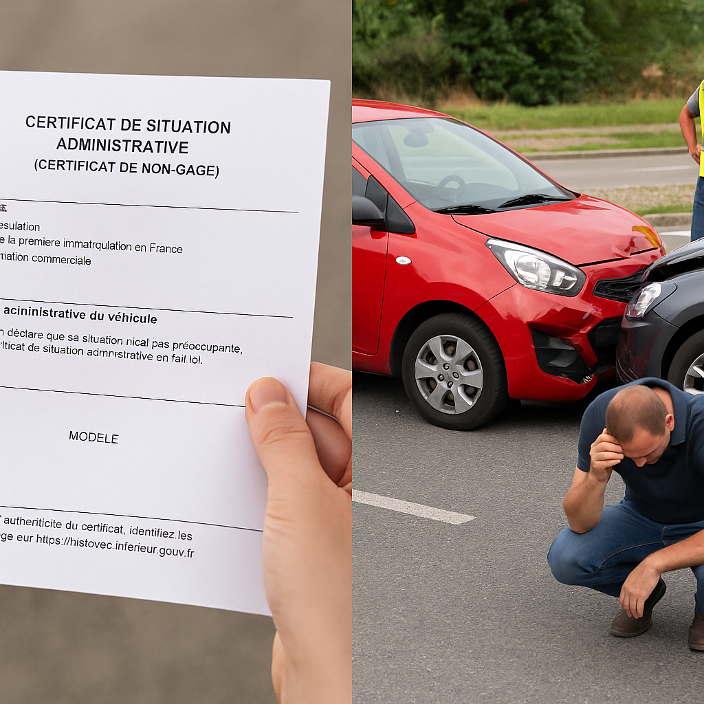 Exemple de certificat de non-gage