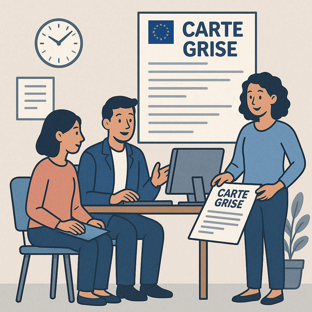 Démarches pour obtenir une carte grise avec CarteGrise24H.fr