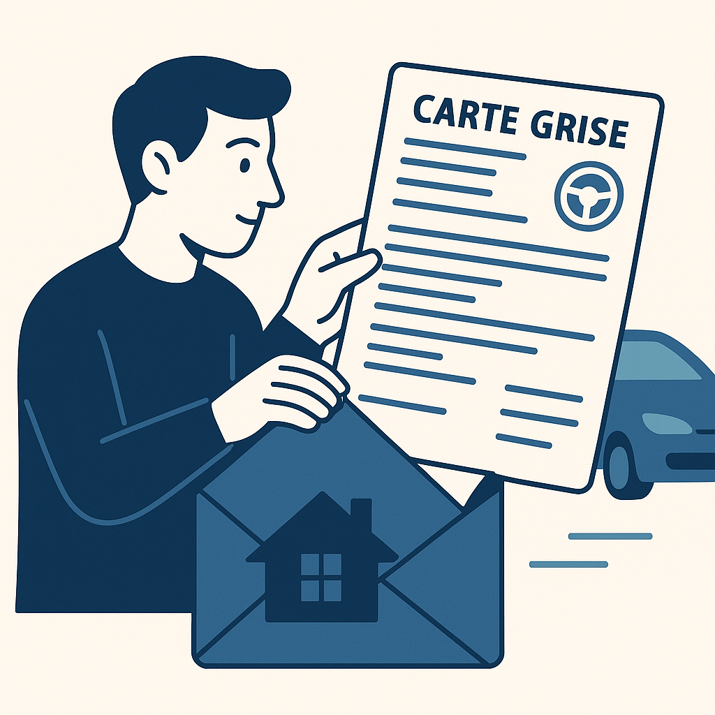 Illustration : Changement d'adresse Carte Grise
