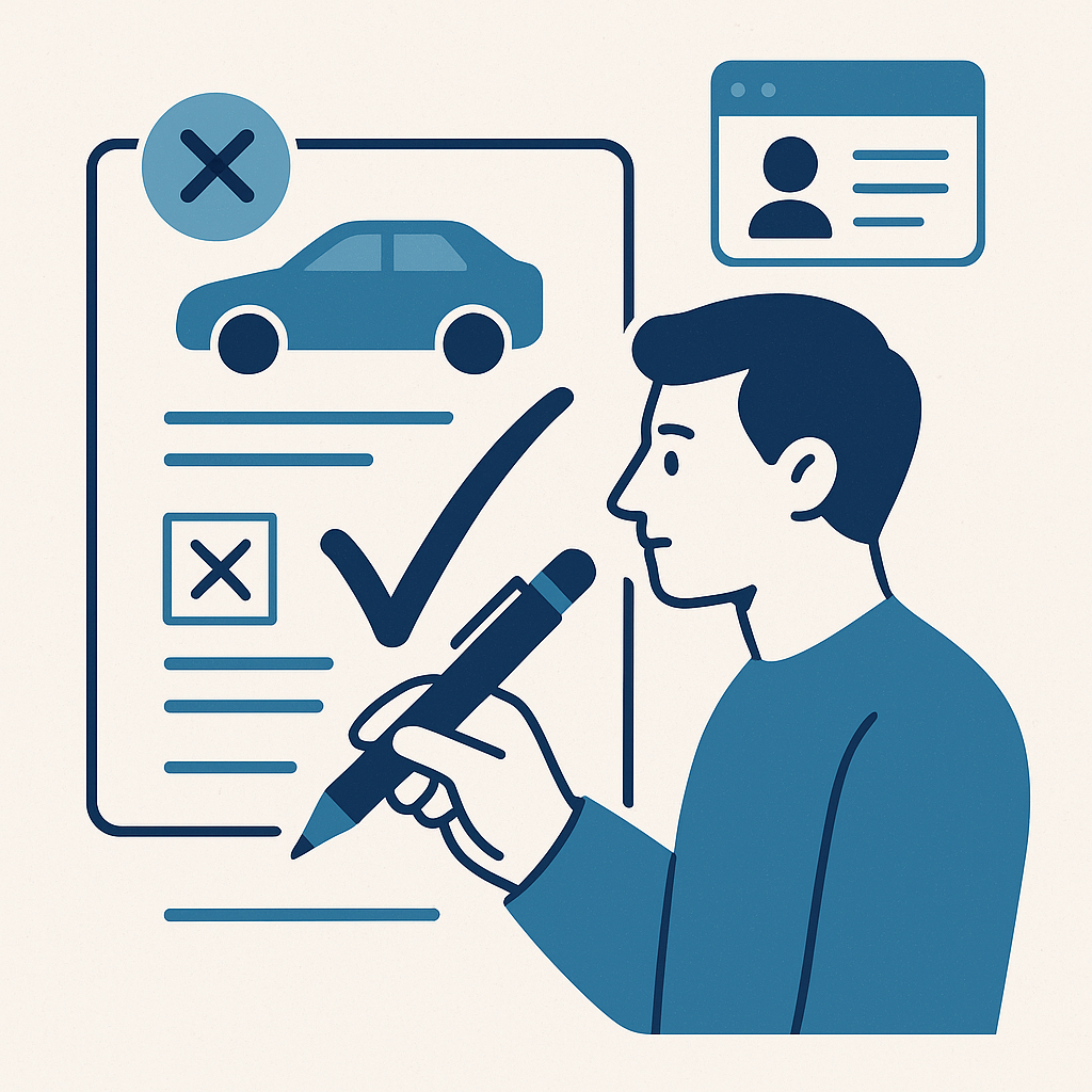 Illustration : Comment rectifier une erreur sur le formulaire de changement de propriétaire sur une carte grise ?