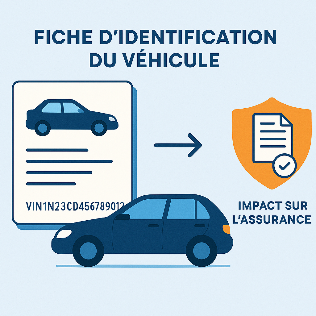 Illustration de la fiche d'identification d'un véhicule